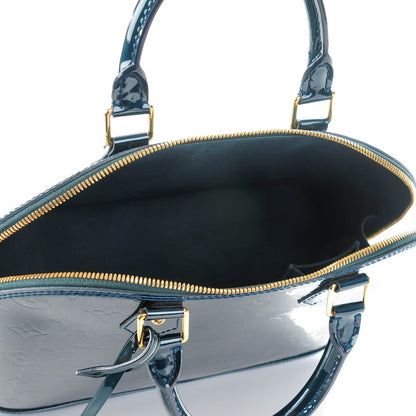 Louis Vuitton Vernis Alma PM Blue Nuit 5 of 7