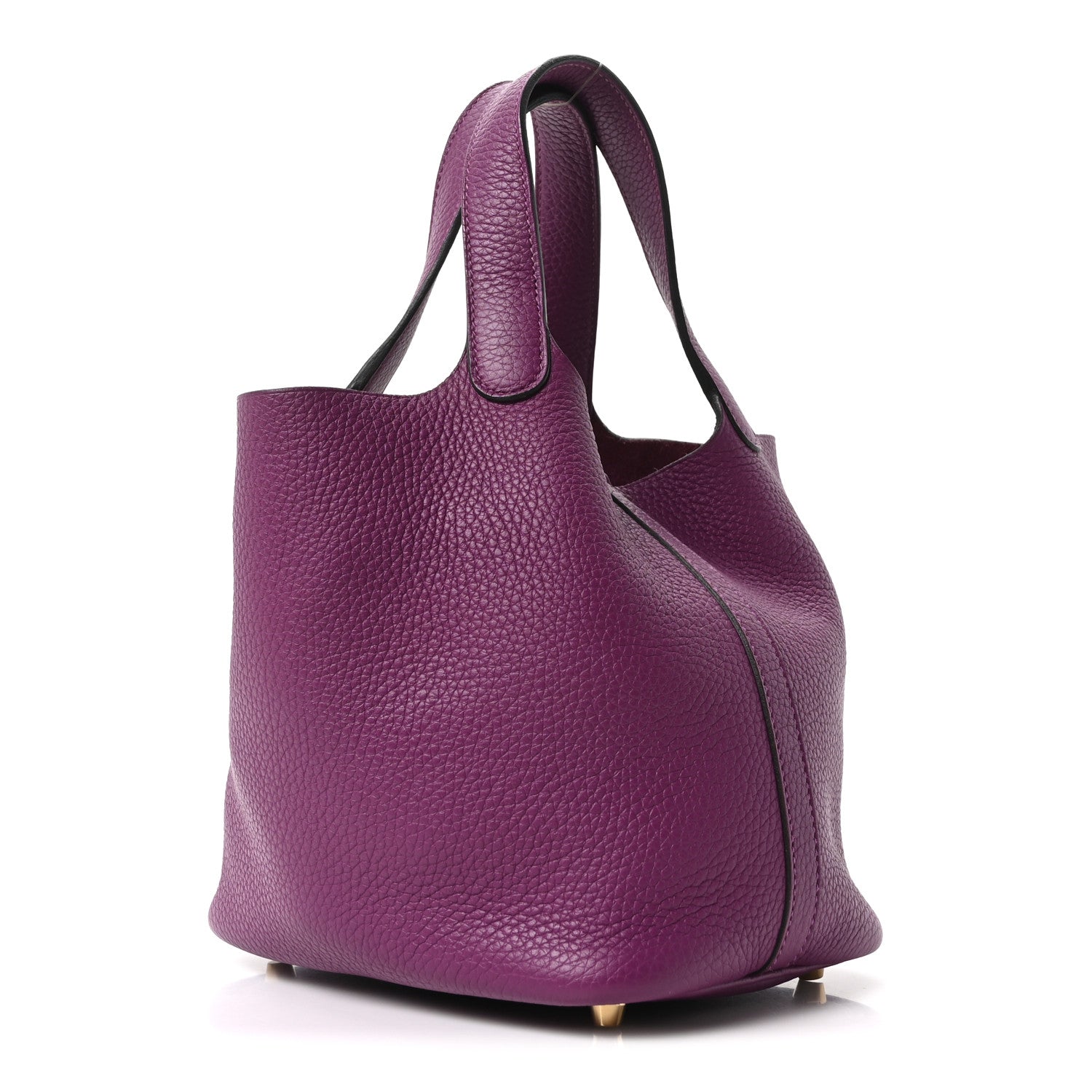 Hermes Taurillon Clemence Picotin Lock 18 PM Ultraviolet 3 of 11