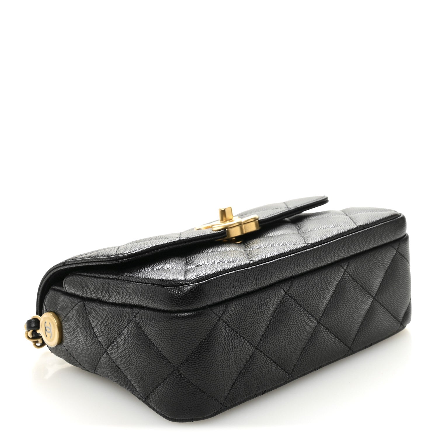 Chanel Shiny Caviar Quilted Mini Flap Black 4 of 10