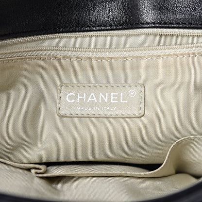 Chanel Washed Lambskin Quilted Maxi Chain Around Flap Black 6 of 15