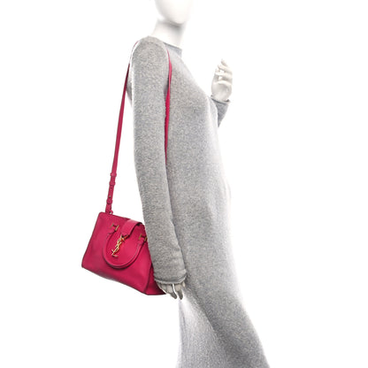 Saint Laurent Calfskin Monogram Baby Cabas Fuchsia 2 of 9