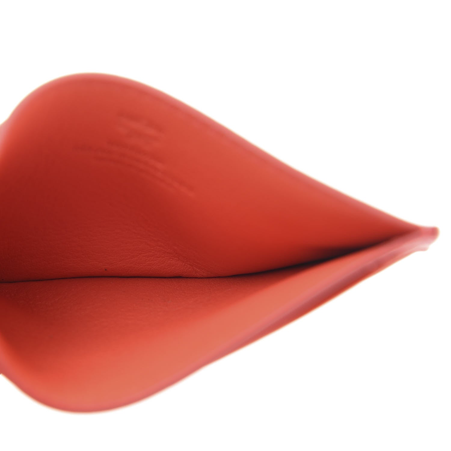 MCM Calfskin Ottomar Monogram Card Case Hot Coral 5 of 9