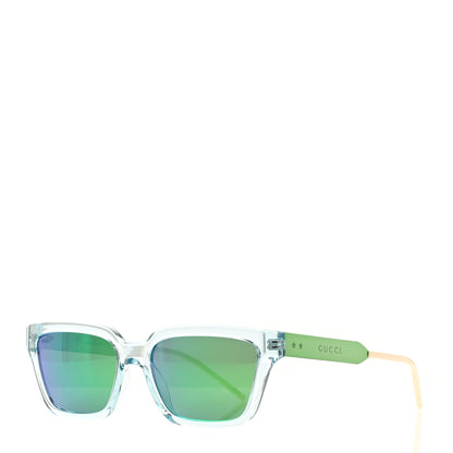 Gucci Acetate Sunglasses GG0975S Blue Green 1 of 7