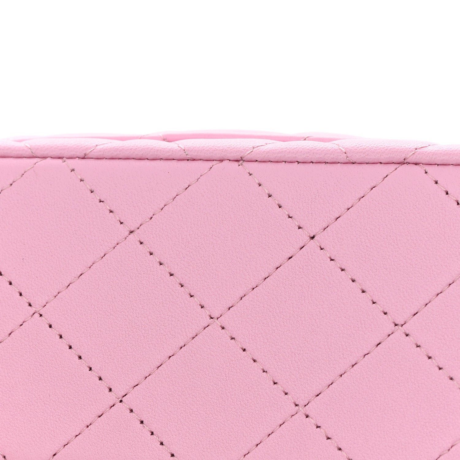 Chanel Lambskin Quilted Mini Top Handle Rectangular Flap Lilac Light Green 11 of 11