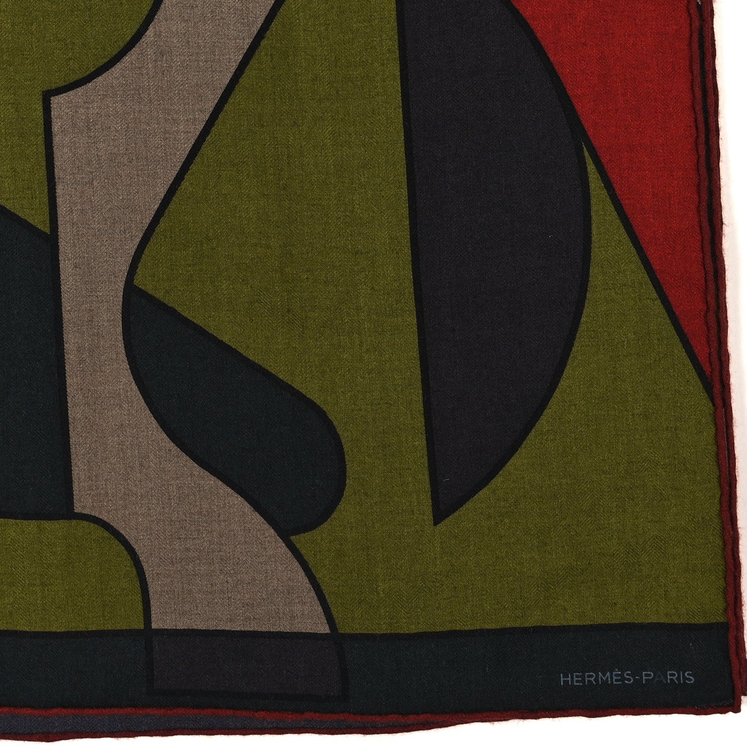 Hermes Cashmere Silk Brazilian Horses Shawl 140 2 of 3