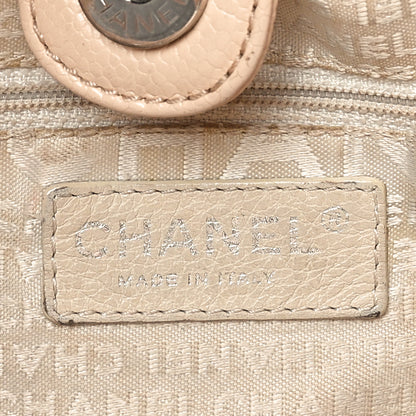 Chanel Caviar Braided Small CC Tote Beige 6 of 10