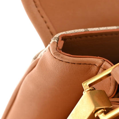 Saint Laurent Canvas All-Over Monogram Small Le Monogramme Satchel Beige Kaki Brown Gold 10 of 10