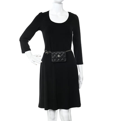 Chanel Caviar Quilted Bow Belt Bag Black 2 of 12
