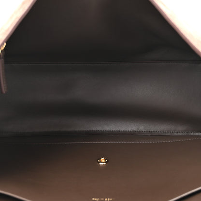Chanel Suede Calfskin Small Souplissimo Maxi Flap Dark Brown 5 of 11