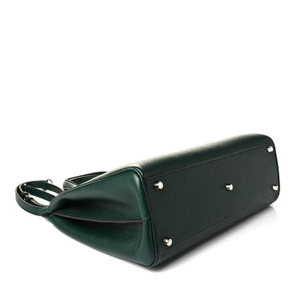 Gucci Grainy Calfskin Medium Zumi Top Handle Bag Vintage Green 3 of 7
