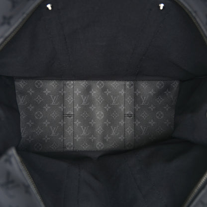 Louis Vuitton Monogram Eclipse Cabas Zippe GM Black 5 of 9