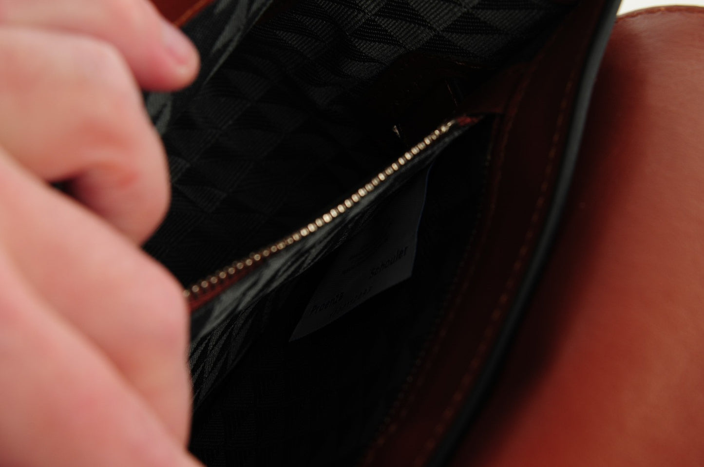 Calfskin Mini PS11 Classic Shoulder Bag Saddle