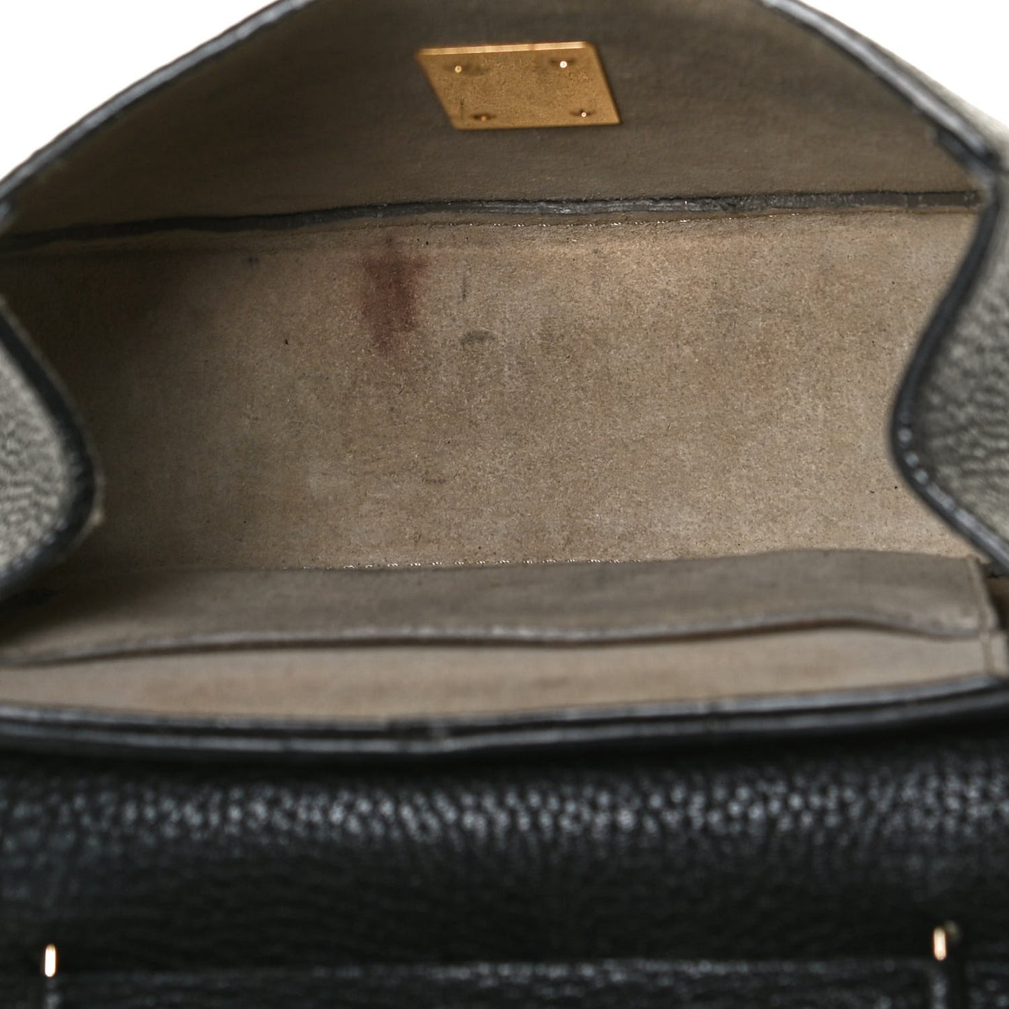 Grained Lambskin Drew Shoulder Bag Black