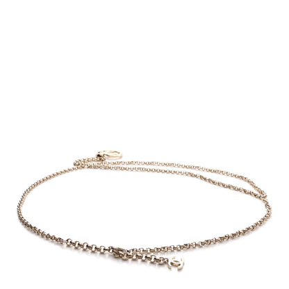 Chanel Metal Chain CC Heart Coco In Love Belt 85 34 Gold 2 of 4