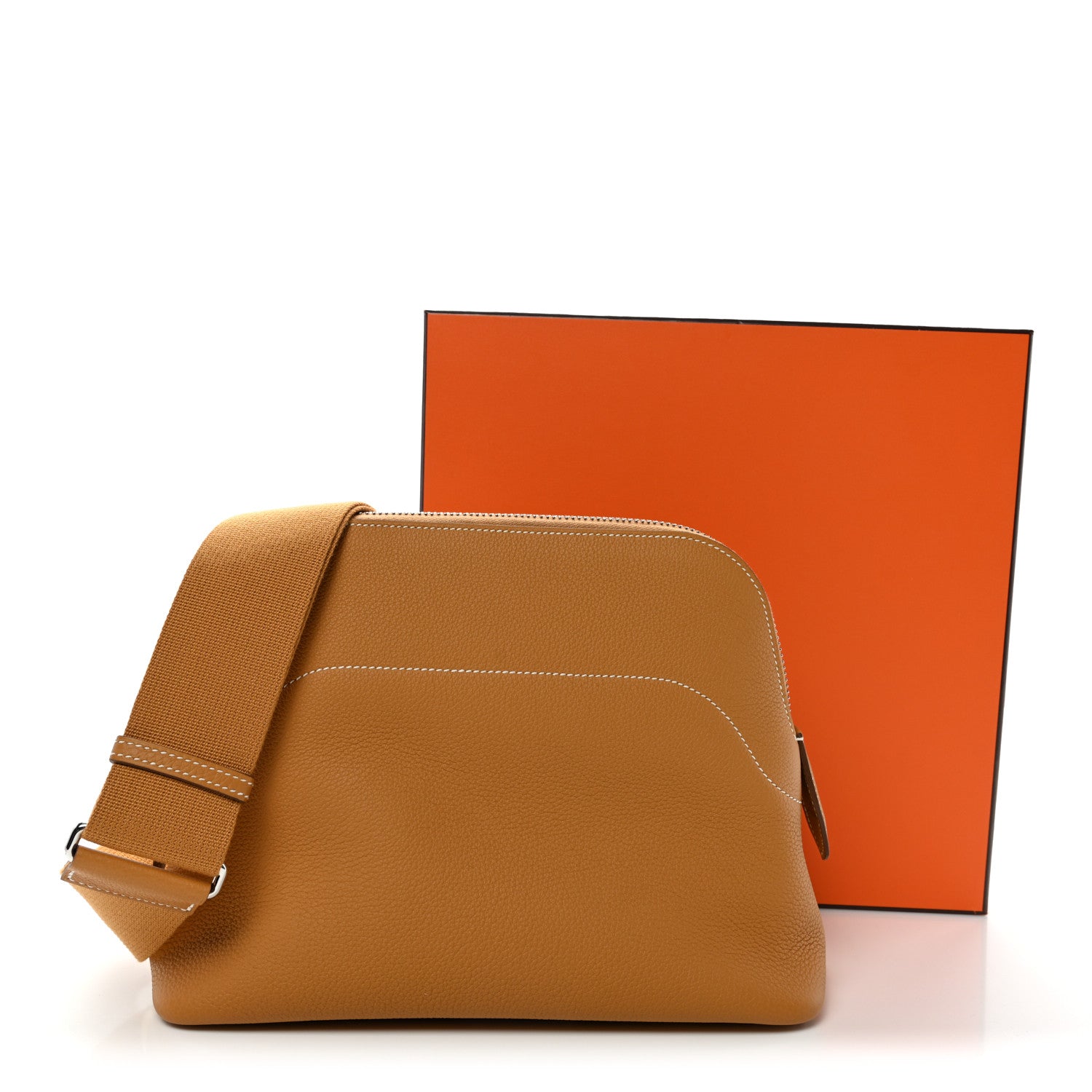 Hermes Togo Bolide Messenger Bag Naturel Sable 10 of 10