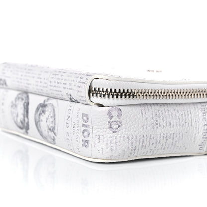 Christian Dior X DANIEL ARSHAM Grained Calfskin Newspaper Messenger White 7 of 10