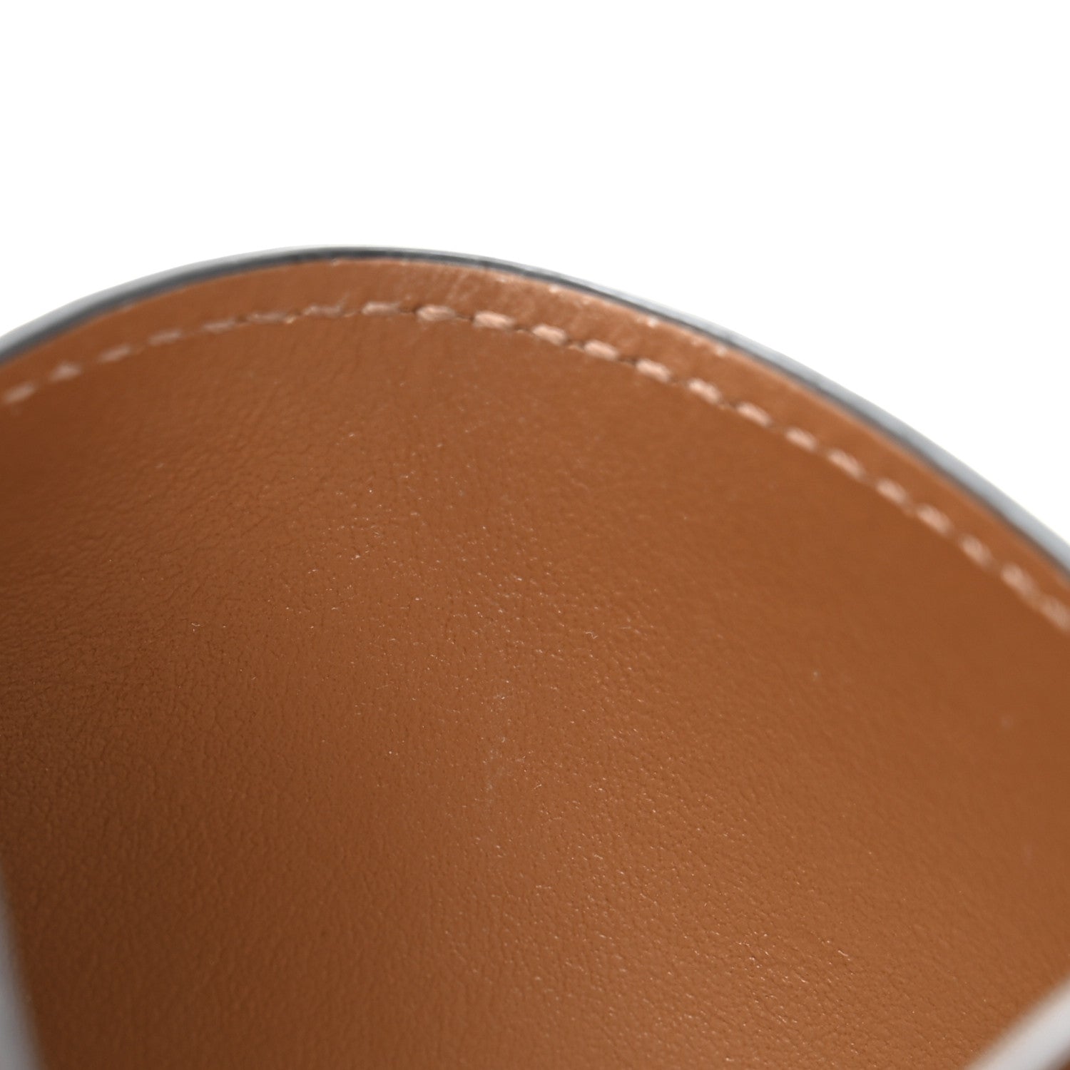 Celine Triomphe Canvas Card Holder Tan 9 of 10