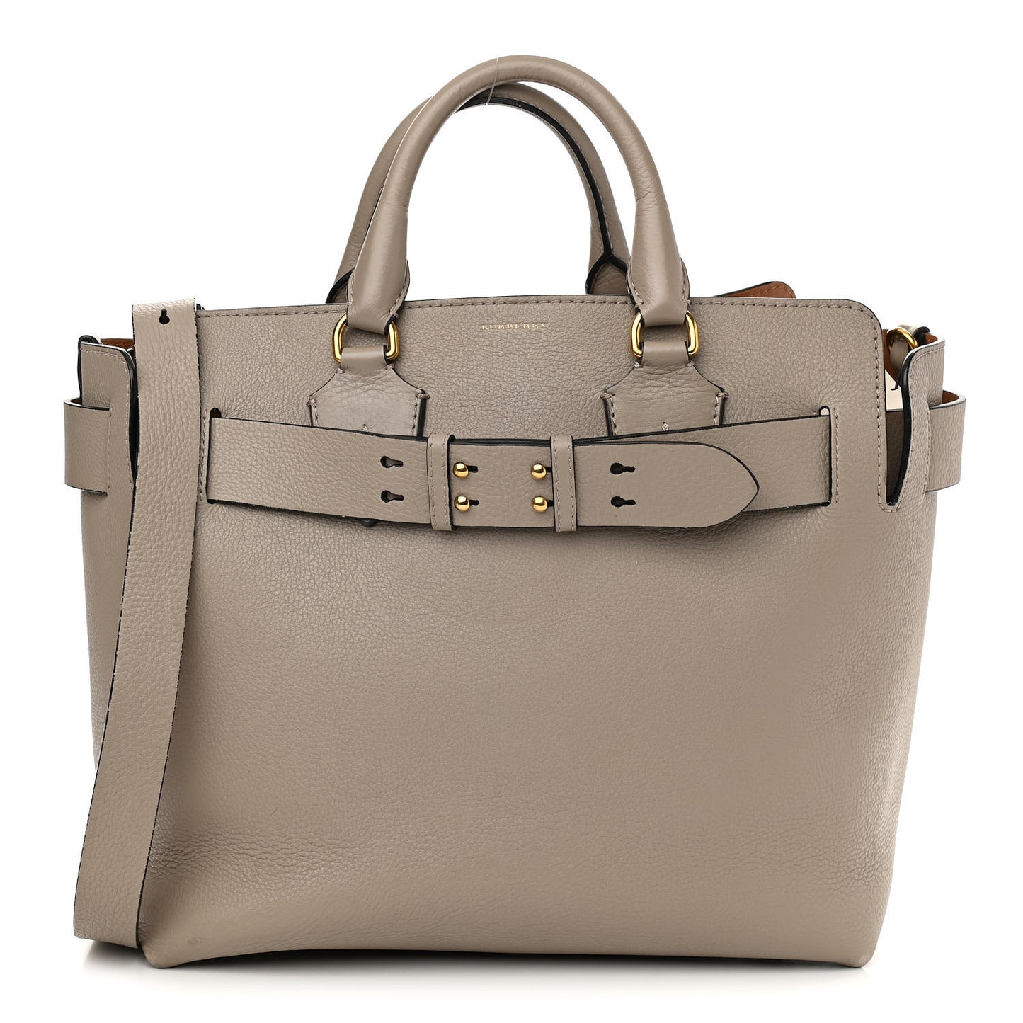 Soft Grain Calfskin Medium Belt Bag Beige Brown