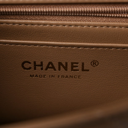 Chanel Lambskin Quilted Mini Metal Top Handle Rectangular Flap Beige 6 of 10