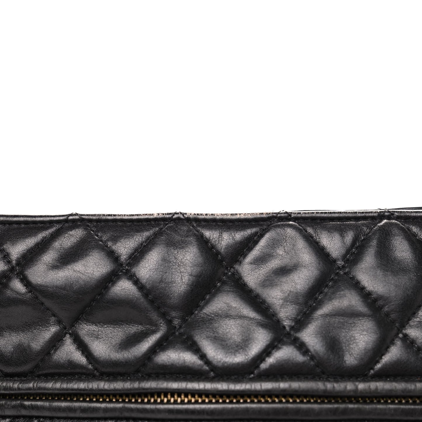 Lambskin Quilted Shoulder Bag Black