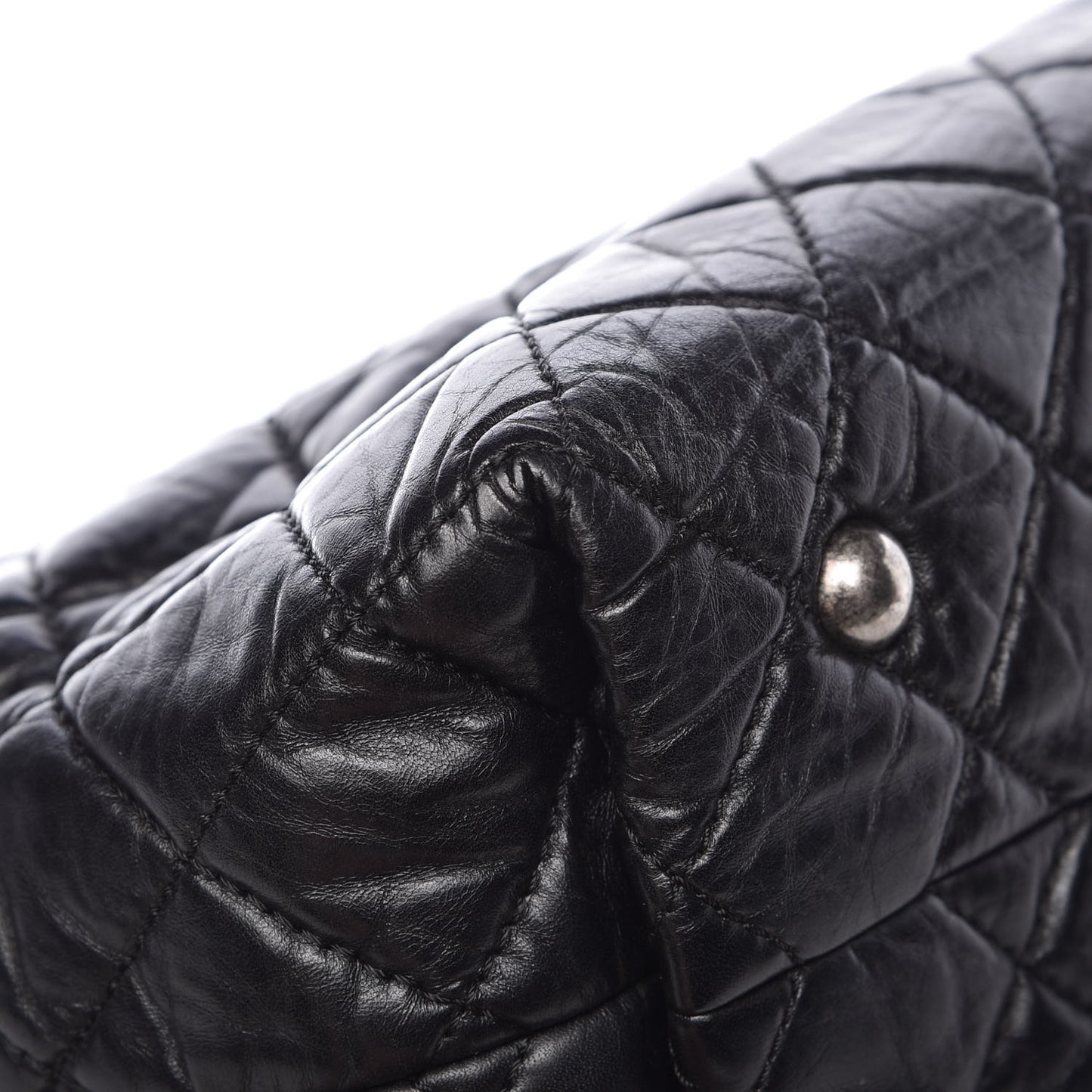 Aged Calfskin Reissue 2.55 Tote Black