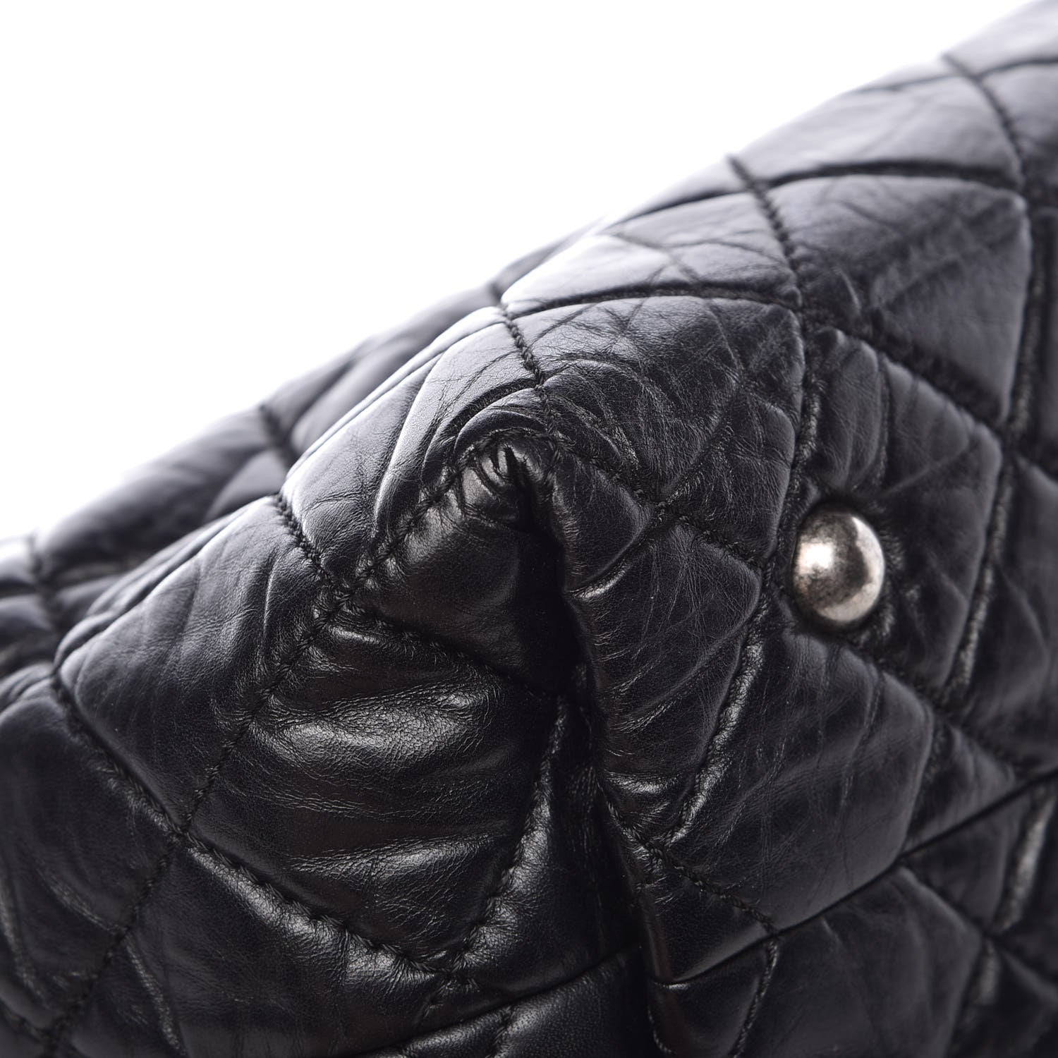 Chanel Aged Calfskin Reissue 2.55 Tote Black 12 of 13