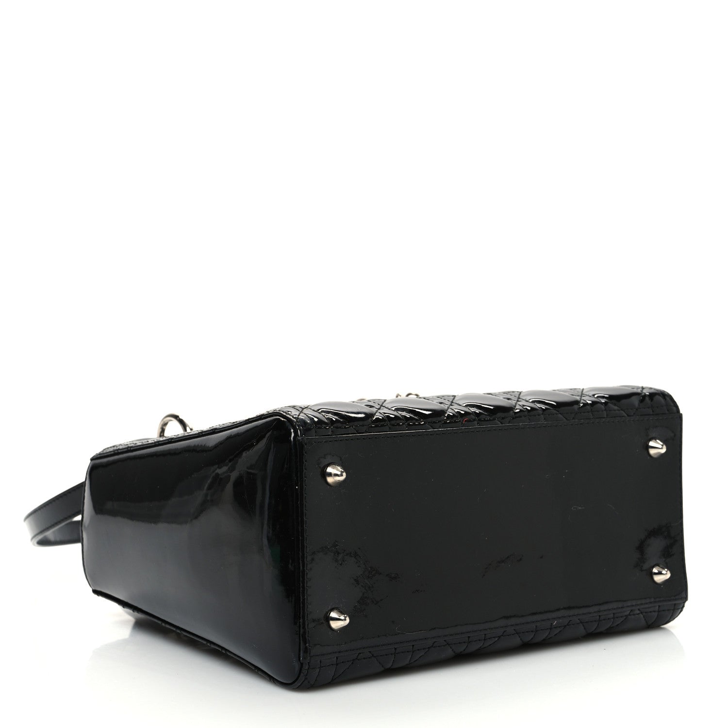 Christian Dior Patent Cannage Medium Lady Dior Black 5 of 13