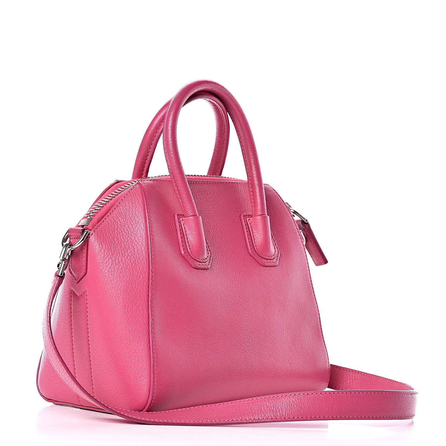 Givenchy Sugar Goatskin Mini Antigona Magenta 3 of 15