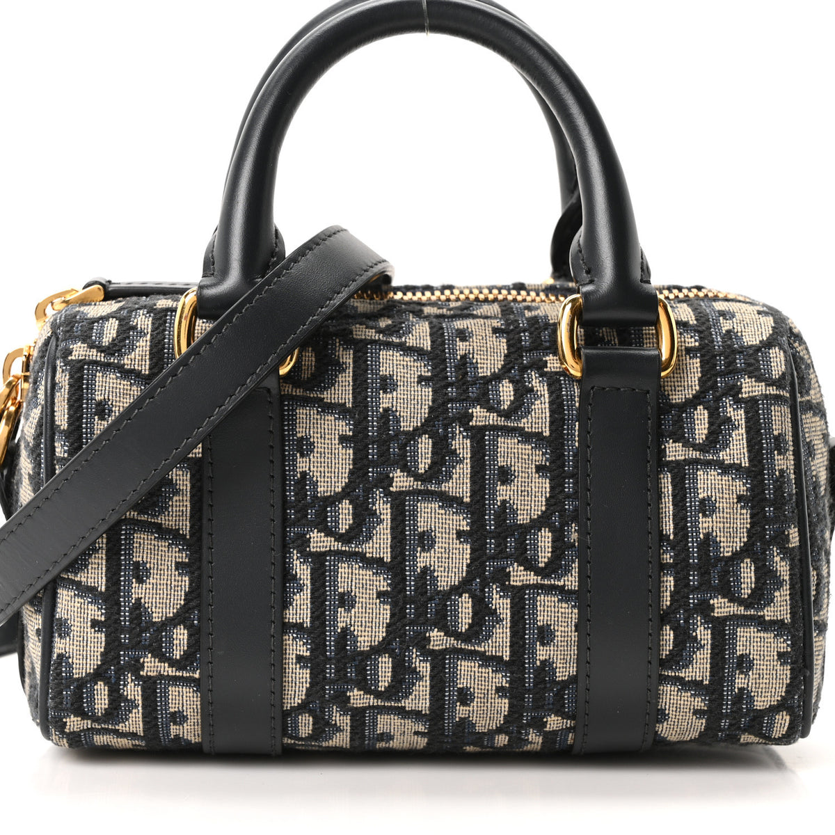 Christian Dior Oblique Nano Groove 17 Bag Blue 8 of 10