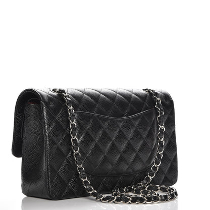 Chanel Caviar Quilted Medium Double Flap Black 4 of 9
