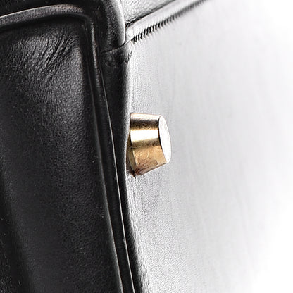 Hermes Box Kelly Retourne 35 Black 32 of 37