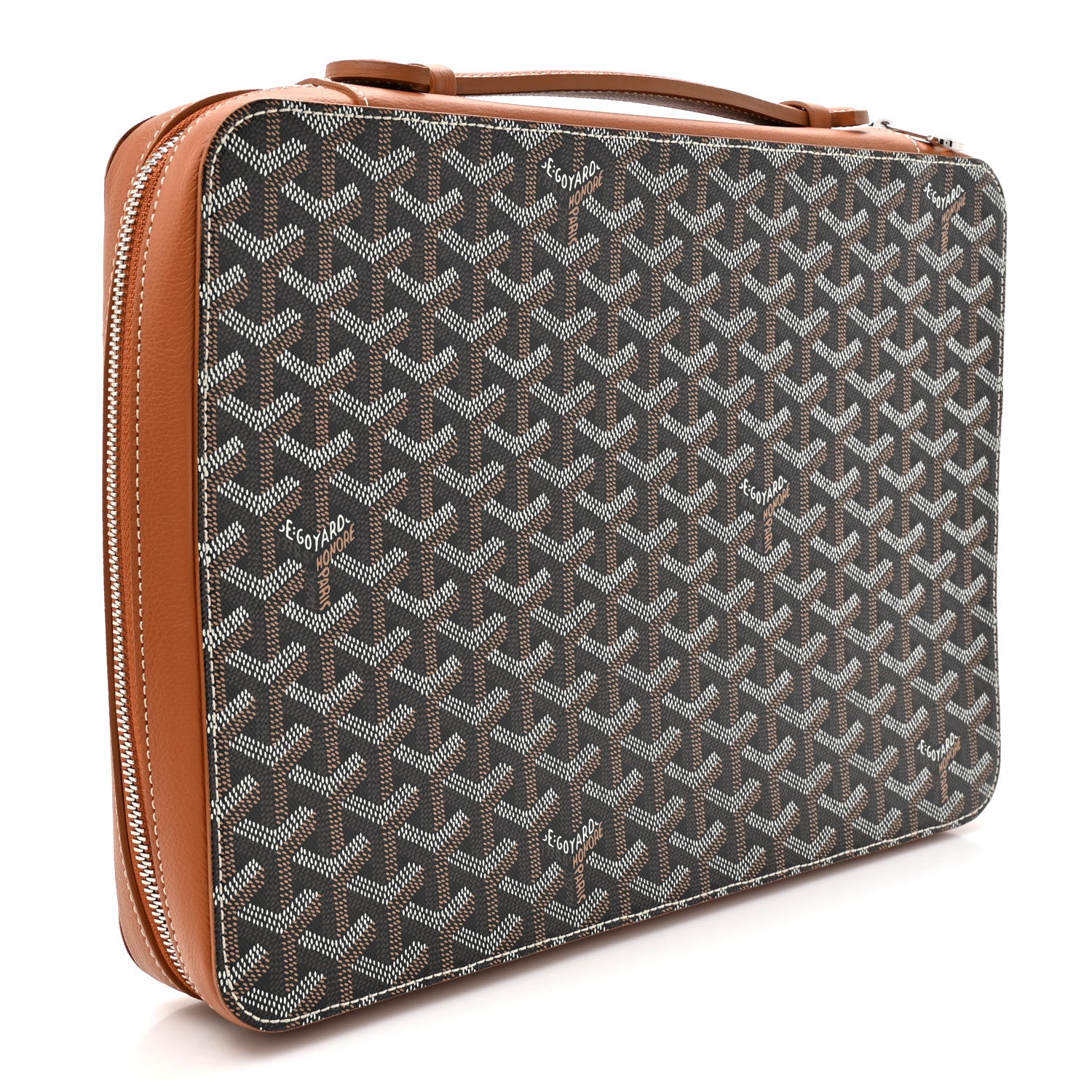 Goyard Goyardine Universal Companion Portfolio Black Gold 3 of 8
