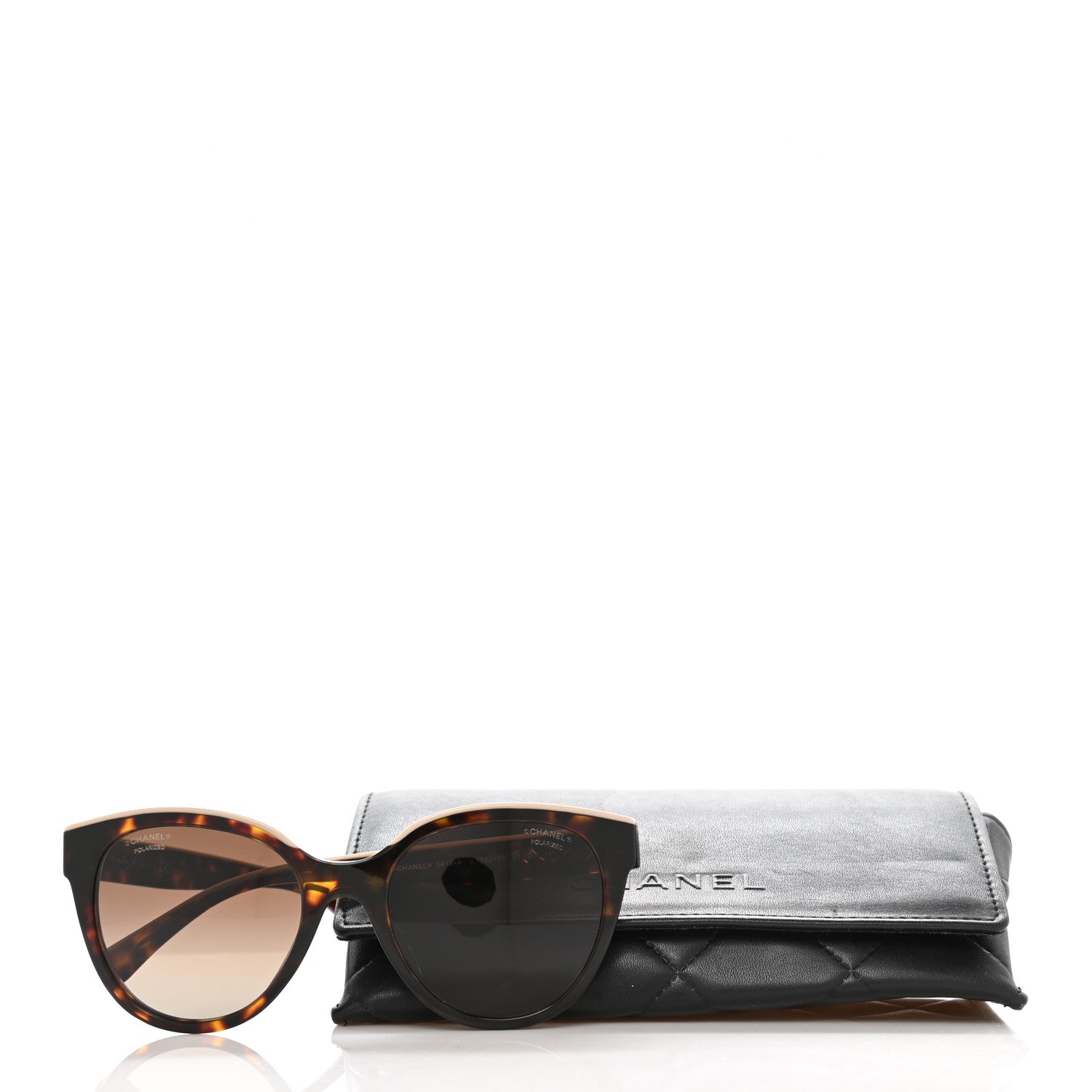 Chanel Acetate Polarized CC Butterfly Sunglasses 5414 Tortoise 18 of 18