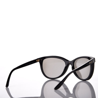 Versace Mirrored Cat Eye Sunglasses 4266 Black 4 of 9
