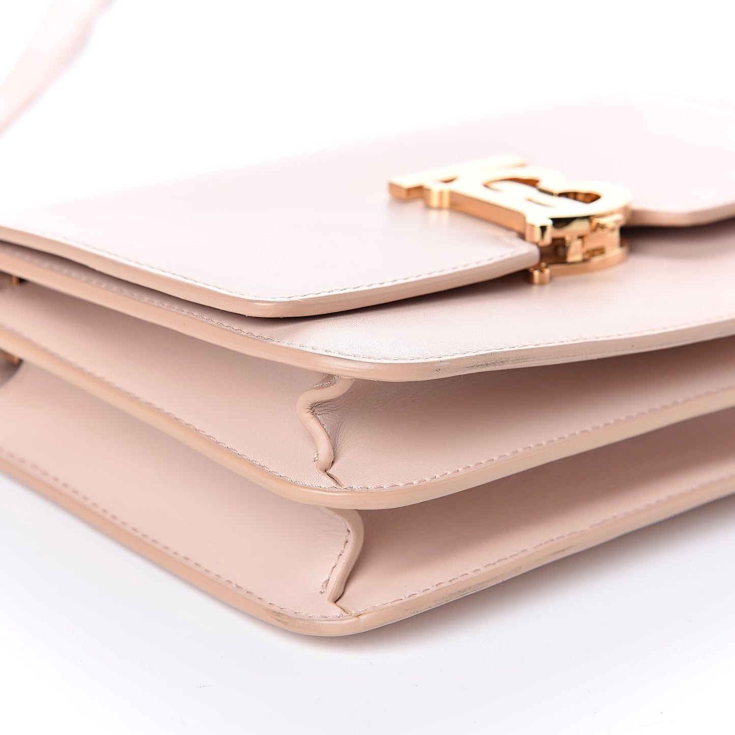 Calfskin Small TB Bag Rose Beige