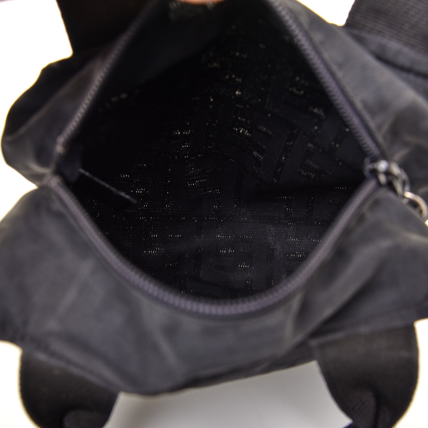 Fendi Fabric FF 1925 Mini Cosmetic Bag Black 5 of 9