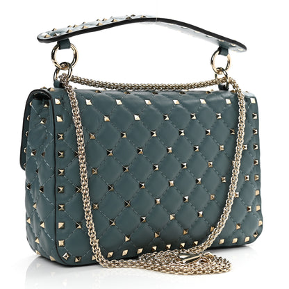 Valentino Garavani Nappa Medium Rockstud Spike Shoulder Bag Giada 3 of 10