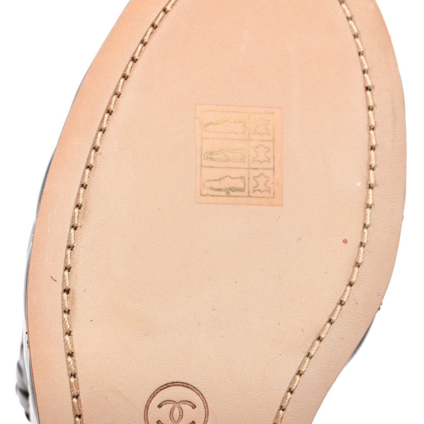 Calfskin Quilted Chain Around Wedge Sandals 40 Black