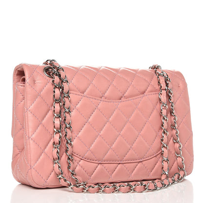 Chanel Lambskin Quilted Medium Double Flap Pink 4 of 14