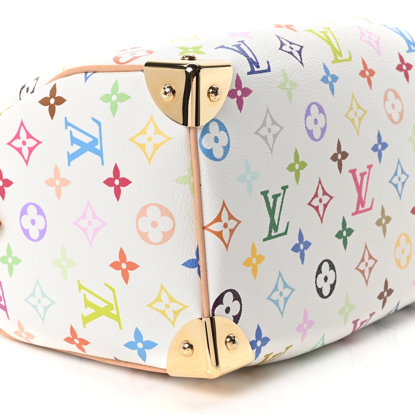 LV X TM Monogram Multicolor Speedy Bandouliere 25 White