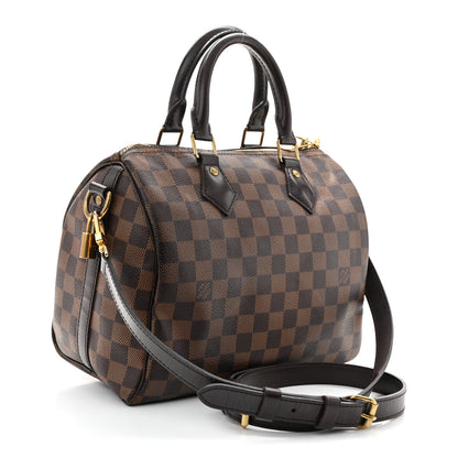 Louis Vuitton Damier Ebene Speedy Bandouliere 25 3 of 10
