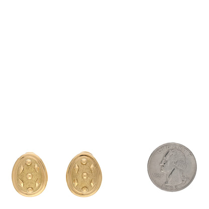 Tiffany 18K Yellow Gold Schlumberger Lozenge Clip Earrings 2 of 5