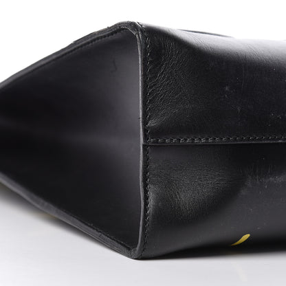 Gucci Calfskin GucciGhost Real Medium XL Tote Black Yellow 9 of 13