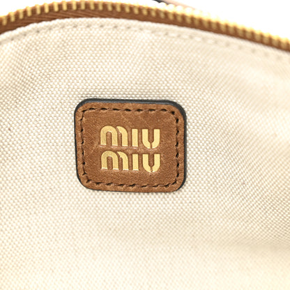 Miu Miu Nappa Aviator Mini Pouch Rovere 6 of 9