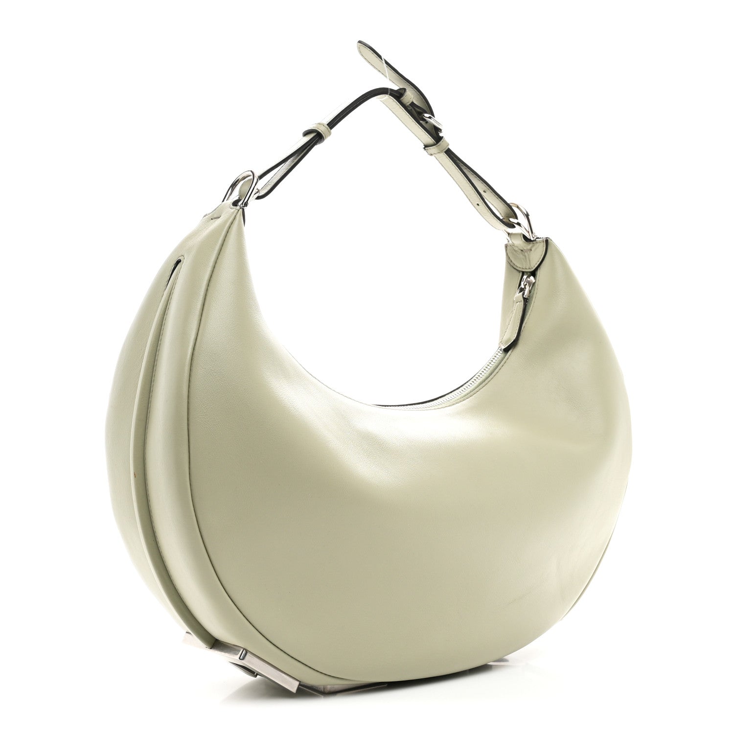 Fendi Vitello Grace Matte Medium Fendigraphy Hobo Bag Green Tea 3 of 10
