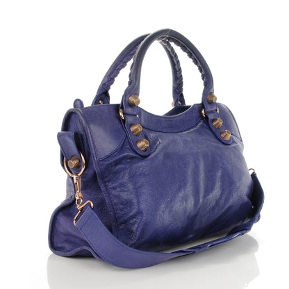 Balenciaga Agneau Giant 21 Rose Gold Hardware City Bleu Lavande 3 of 10