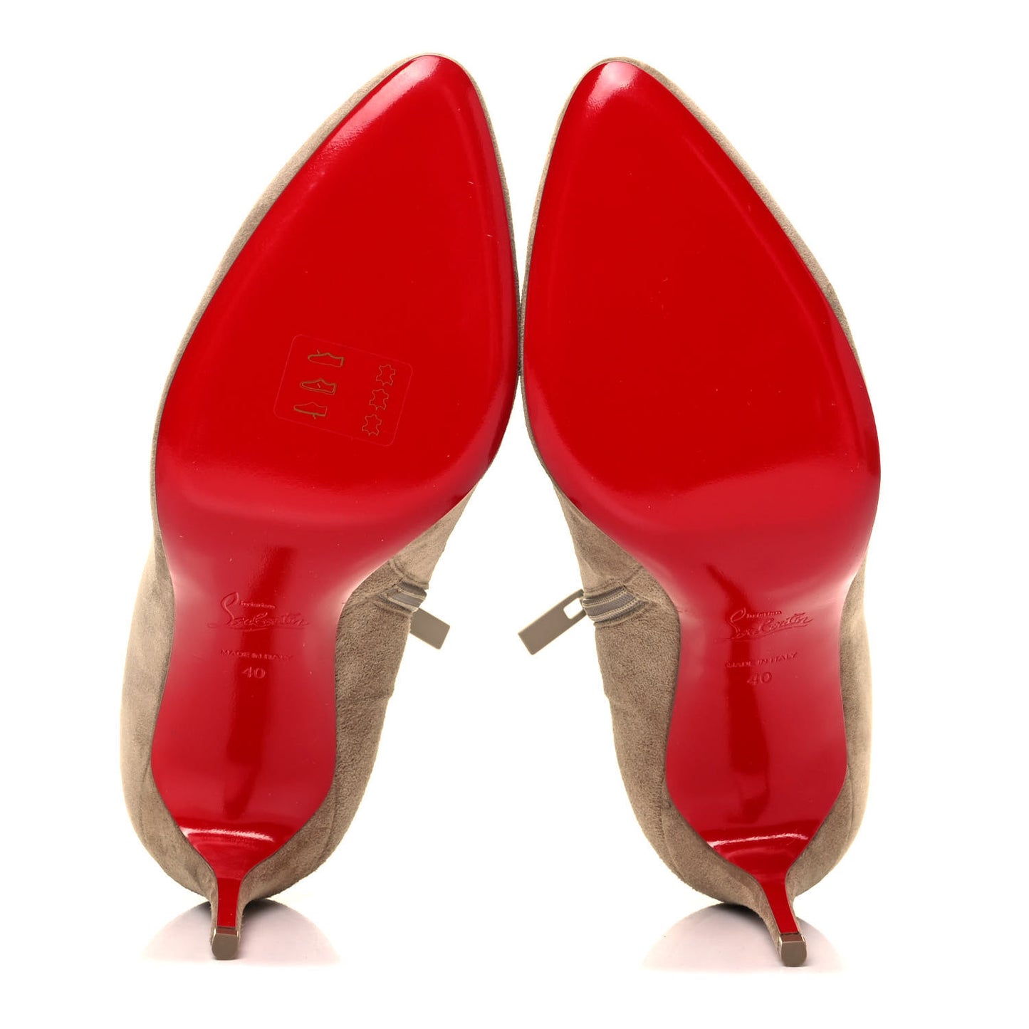 Veau Velours Eloise Booty 85 Ankle Boots 40 Nocciola