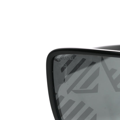 Chanel Acetate Shield 71540 Sunglasses Black 7 of 8