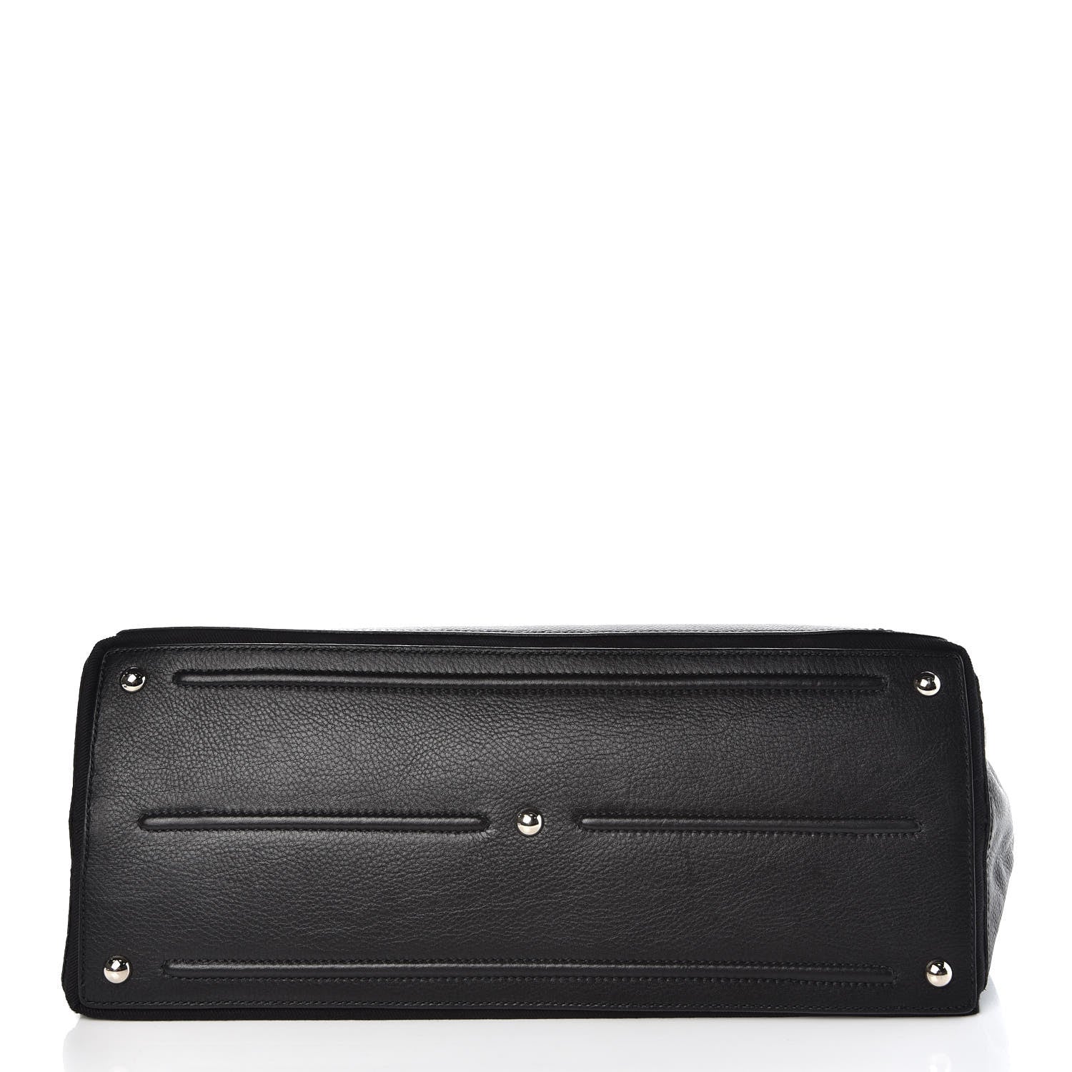 Saint Laurent Calfskin Canvas Large Muse Two Black 8 of 8