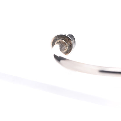 Tiffany Sterling Silver Return to Narrow Circle Edge Cuff Bracelet 5 of 6